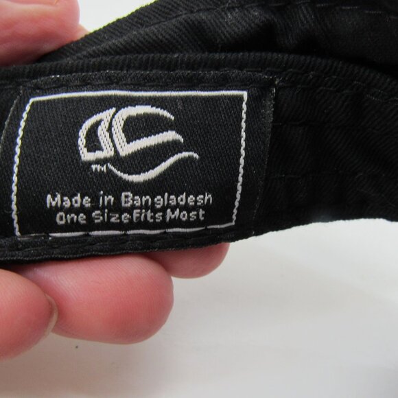Roche Healthcare Co. Embroidered Logo Men's Black Adjustable Strap Back Visor - Picture 6 of 6
